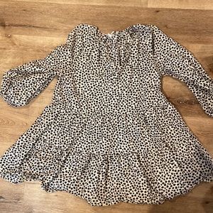 Floral long slee dress